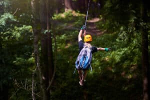 Zipline-Park im Pfälzerwald