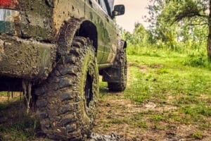 Geländewagen offroad fahren Sinsheim (Landrover Defender)