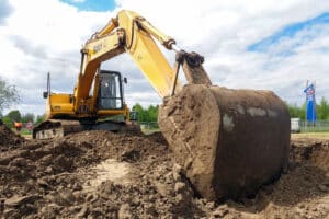 Bagger fahren in Haren