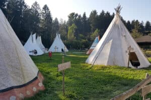 Übernachtung im Tipi in Sauldorf für 2