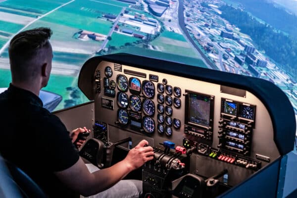 Flugsimulator Raum Karlsruhe (60 Minuten)