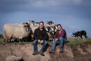 Border Collies bei der Arbeit beobachten in Leese