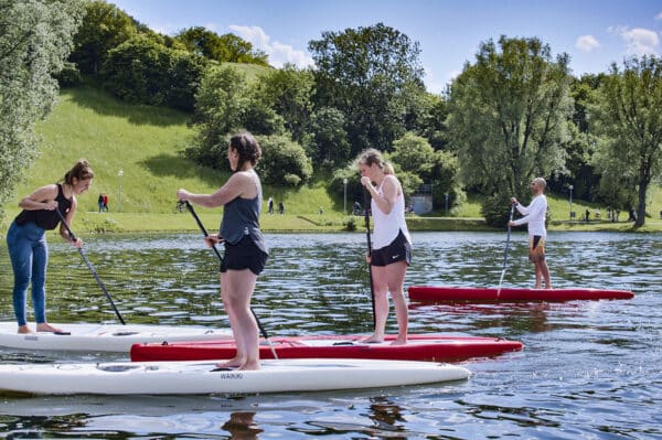 SUP Anfängerkurs Olympiasee (1 Std.)