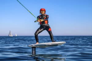 Wakefoiling in Südfrankreich