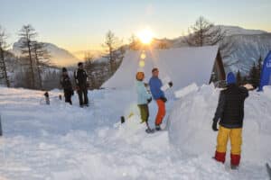 Iglu-Workshop Tauplitz