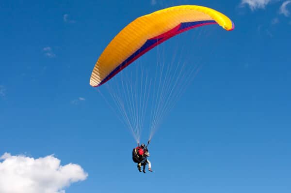 Gleitschirm Thermikflug Aschau im Chiemgau