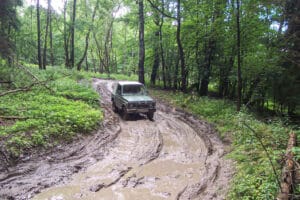 Geländewagen offroad fahren Großalmerode