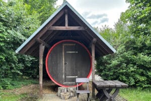 Übernachtung im Spreewälder Gurkenfass Lübben für 2 (1 Nacht)