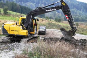 Baggerfahren in der Steiermark